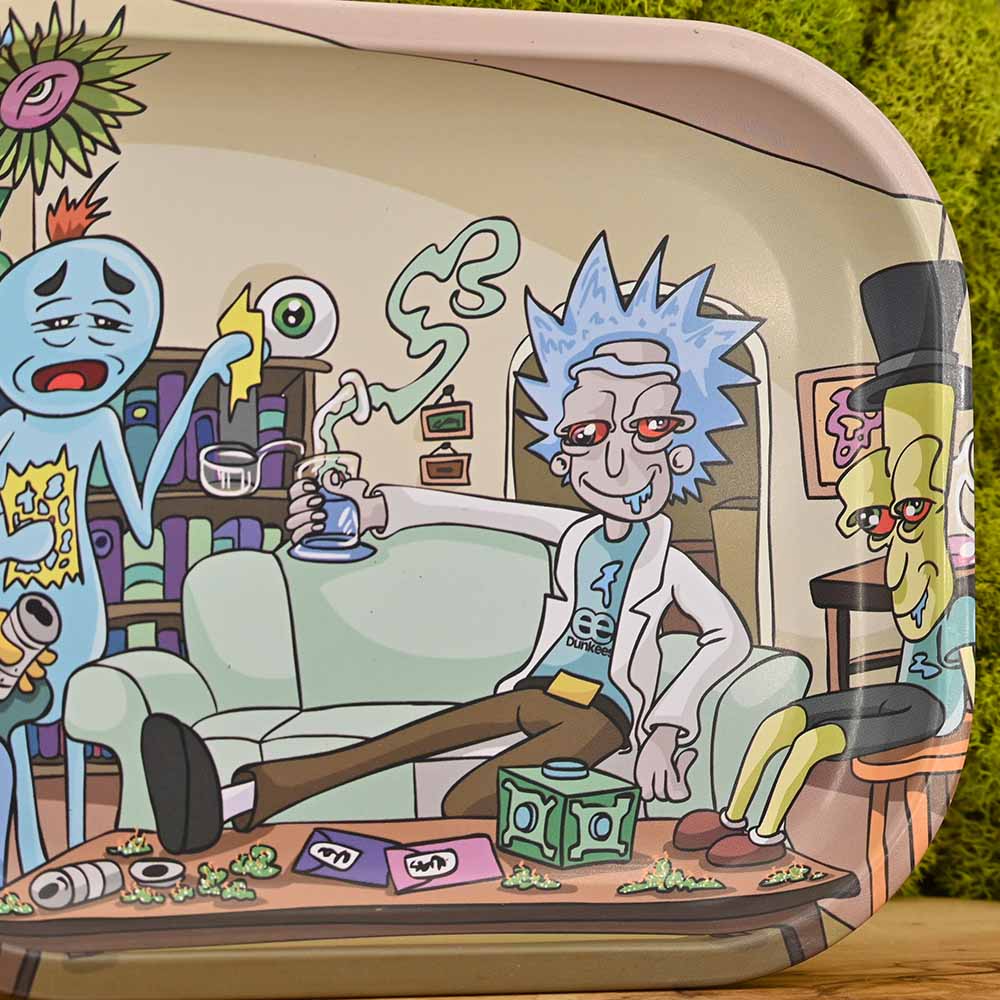 Rick & Morty feat. Simpsons - Rolling Tray Small