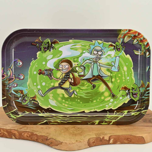 Rick & Morty Weed Portal - Medium Rolling Tray