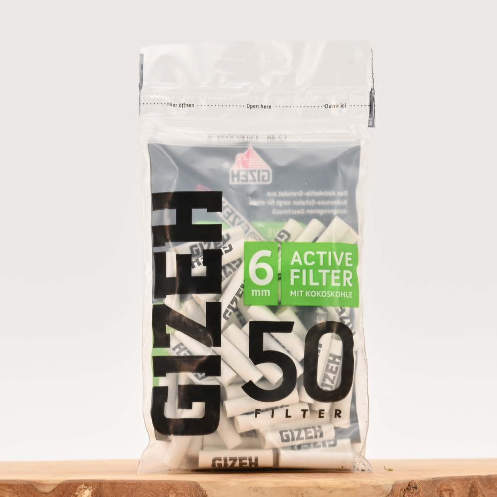 Gizeh Aktivkohlefilter (50 Stück)
