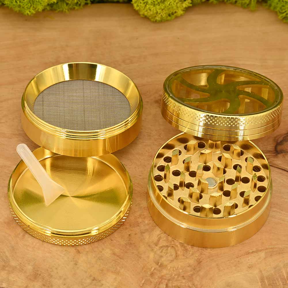 Spiralstar Grinder (4 teilig) ⌀50mm - Gold