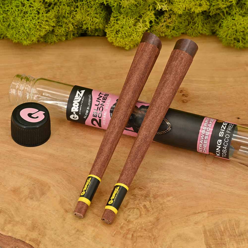 G-ROLLZ - Strawberry Cheesecake - 2x Terpene Infused Blunt Cones