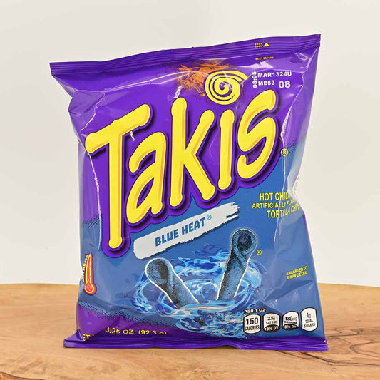 Takis - Blue Heat Hot Chilli Pepper Tortilla - 93g (MHD: 13.3.24)