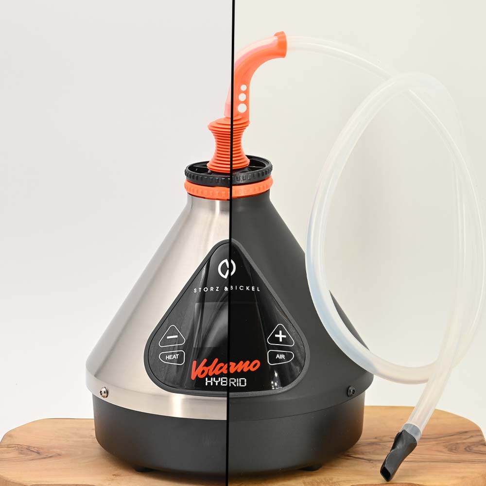 Volcano Hybrid Vaporizer Onyx / Silber - Storz & Bickel Johnnys Headshop Volcano Hybrid Vaporizer Onyx / Silber - Storz & Bickel Johnnys Headshop