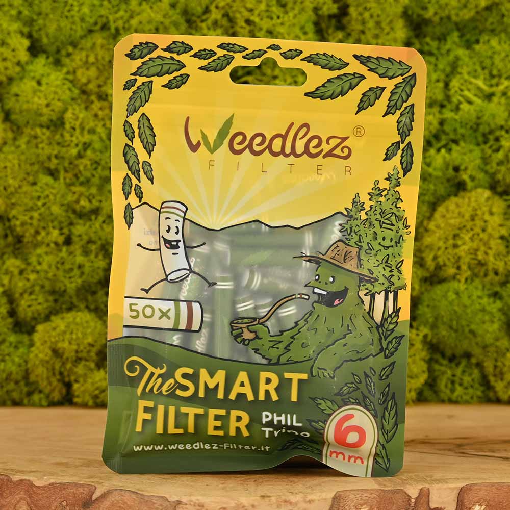 Weedlez Aktivkohlefilter 6mm - Keramik & Zellulose (50er Pack)