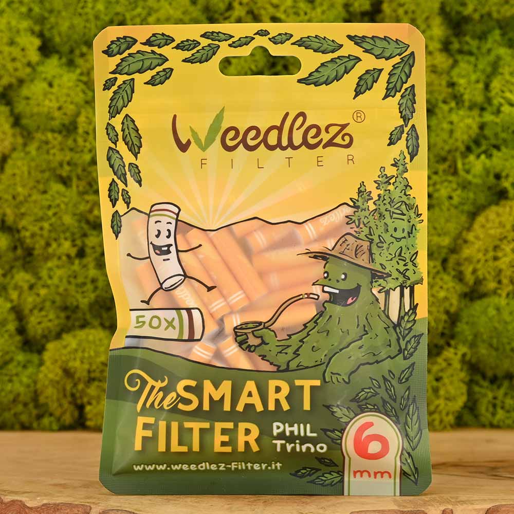 Weedlez Aktivkohlefilter 6mm - Keramik & Zellulose (50er Pack)