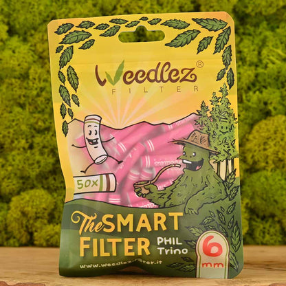 Weedlez Aktivkohlefilter 6mm - Keramik & Zellulose (50er Pack)