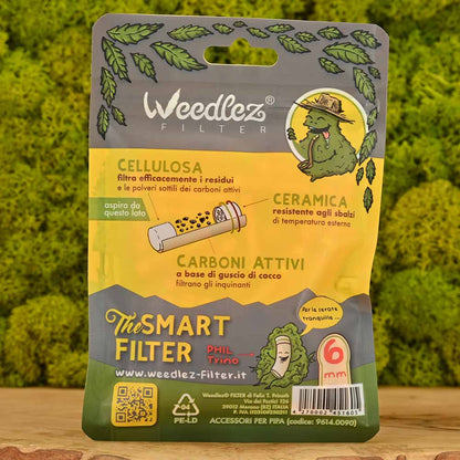 Weedlez Aktivkohlefilter 6mm - Keramik & Zellulose (50er Pack)