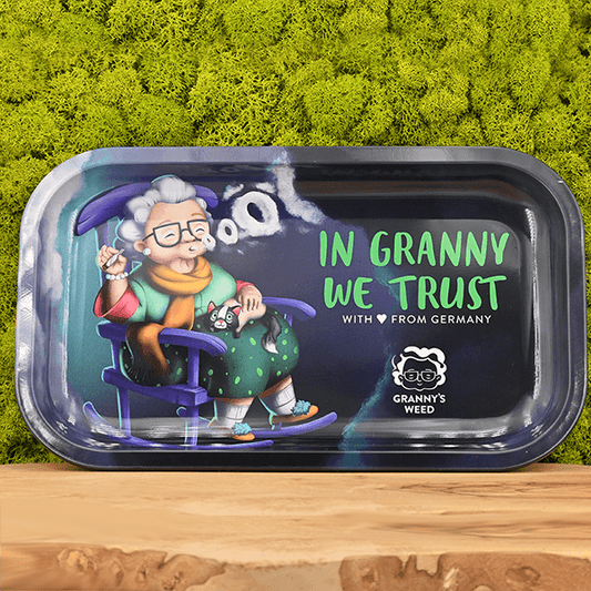 Granny's Exclusive Rolling Tray aus Metall