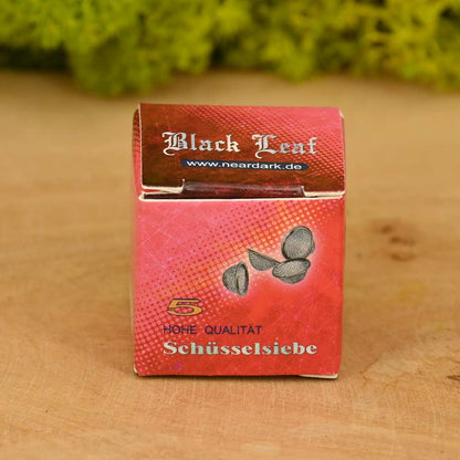Edelstahl-Schüsselsiebe - Black Leaf (12,7mm)