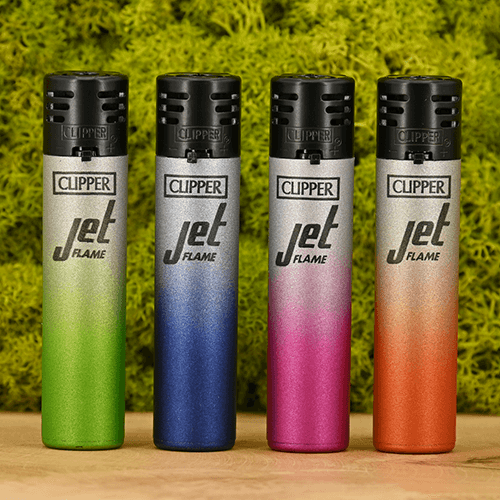 Jet Flame Clipper - Silver Gradient