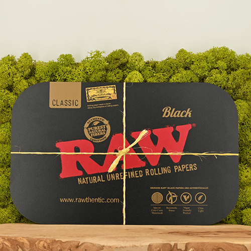 RAW Black Rolling Tray Cover - magnetisch